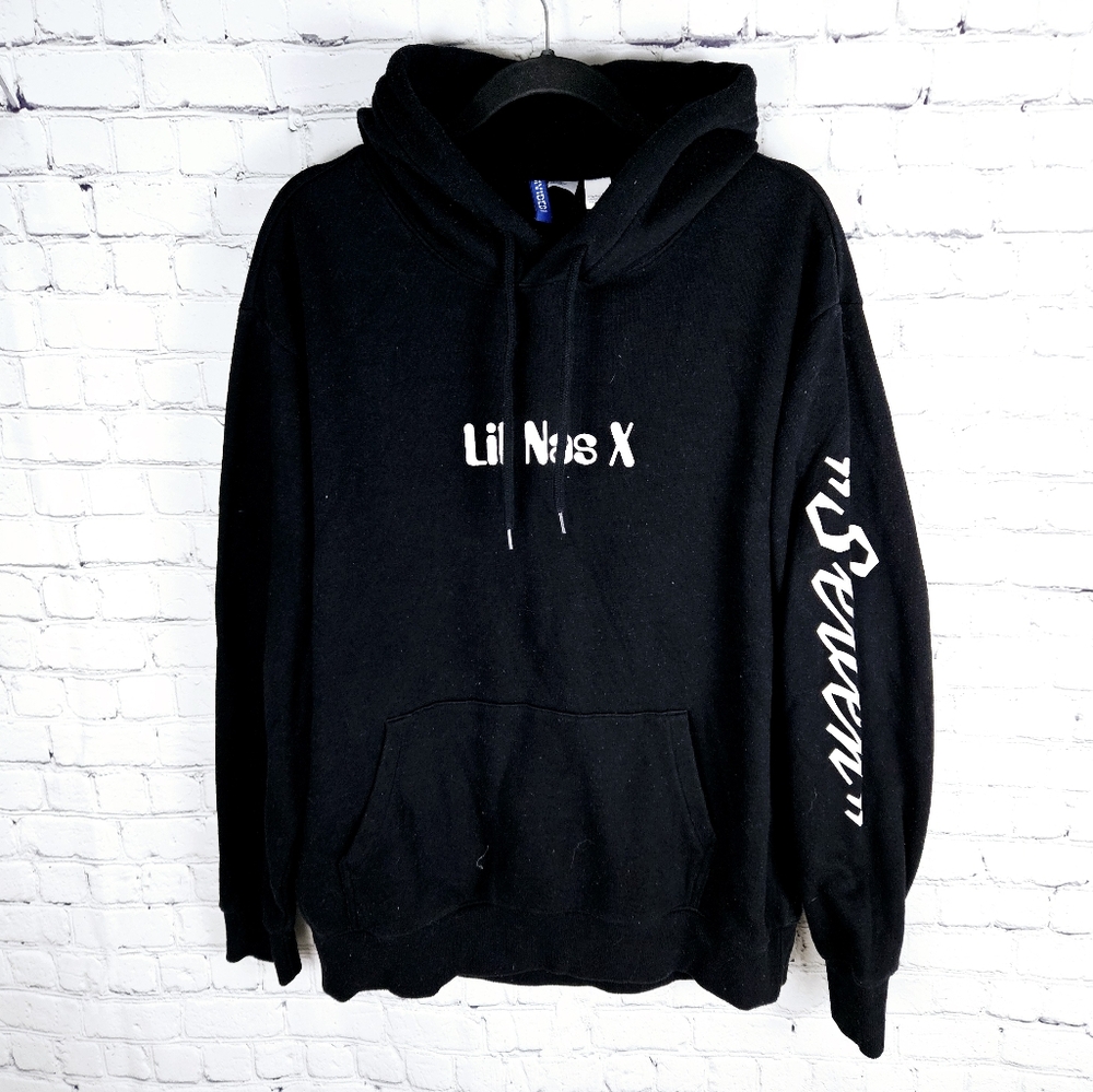 DIVIDED H&M | Lil Nas X "The Sad Cowboy" album "Seven" graphic pullover hoodie